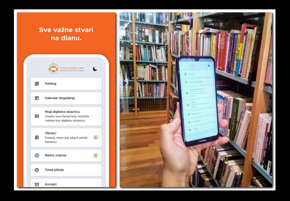 Mobilna aplikacija Gradske knjižnice Umag