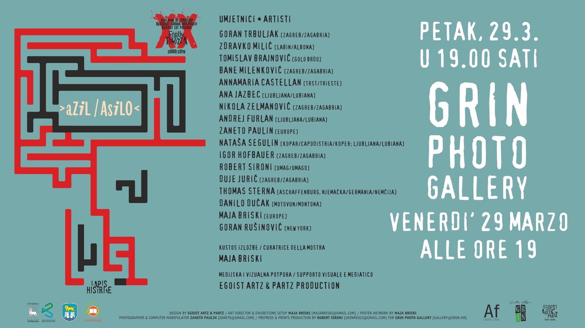 Azil / Asilo: Grin Photo Gallery Umag / Umago!